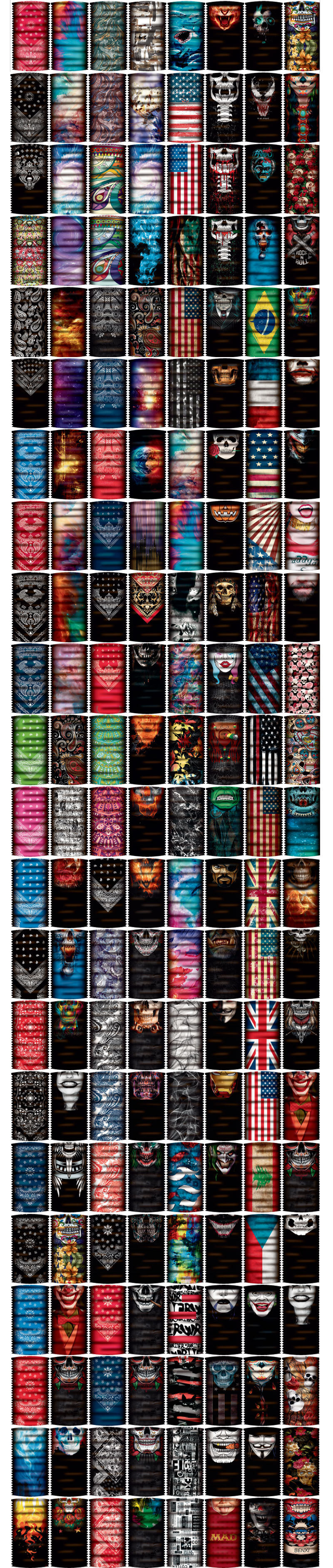 Multi Color Cam Use Tubular Nano Neck Tube Gaiter