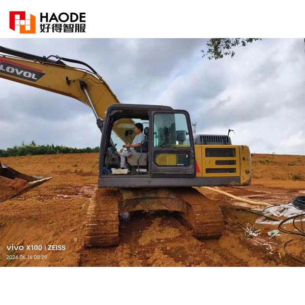 Good Condition 13-30 Ton Used Lovol Crawler Excavator FR205E2-H With 5.8 M Boom Length