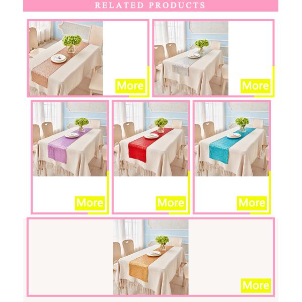 Whole Sale Tablecloths Gold Black Color Birthday Party Glitter Sequin Tablecloth Rectangle Table Cloth Topper Sequin Fabric