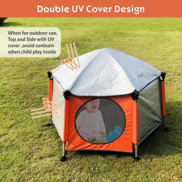 Multi - Scene Anti Sun Burn Indoor Outdoor Fold Away Pop Up Play Tent