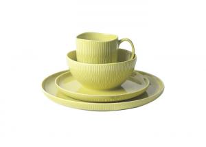 Quality Durable Stoneware Crockery Sets , Forma Shine Color Oven Safe Dinnerware Stoneware for sale