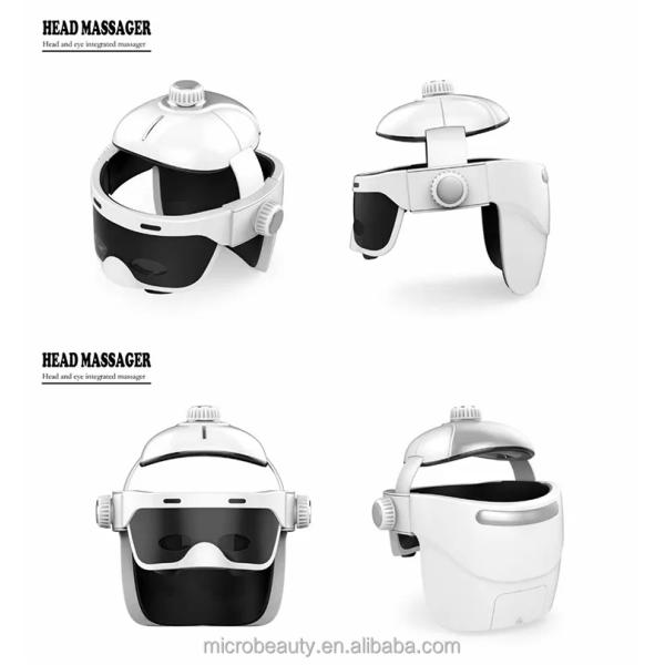 Home Use APP Control Intelligent Head Massager Head Eye Relax Built In Music Bluetooth