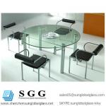 Excellence quality Glass Dining Table top