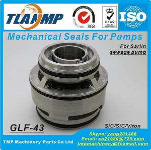 Quality GLF-43 , Sarlin-43 Cartridge TLANMP Mechanical Seals (Shaft Size 43mm, PN: 96952242 ) for SL Series Pumps, SARLIN Sewage for sale