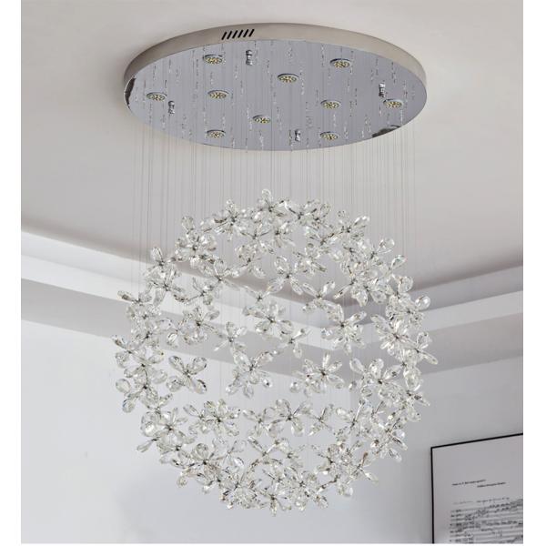 Modern Luxury Crystal Led Ceiling Chandelier For Living Room Large Butterfly Light hanging lamp(WH-NC-51)