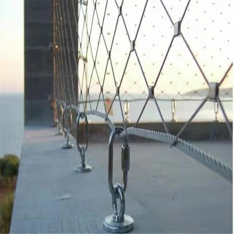 Flexible Strong Stainless Steel Rope Wire Mesh 1x7 Ferruled