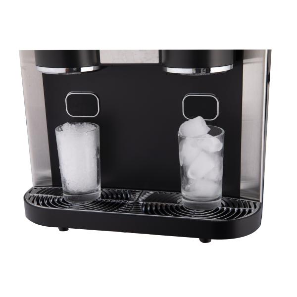 Ice Cube Maker Electric Stainless Steel 18kg Small Countertop Portable Ice Block Machine for Commercial Home