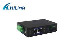 Quality 1000base Sc Industrial Media Converter IP40 Uninterrupted PoE for sale