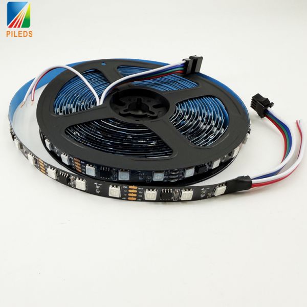 DC12V 14.4W Dream Magic RGB 5050 TM1934 20Pixels 60Leds Addressable LED Strip IP20 IP65 IP67 Rgbic Led Strip Light
