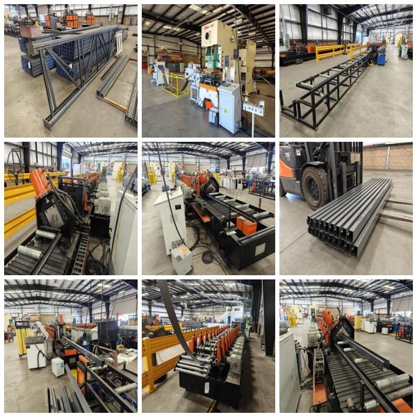 cz purlin Cold Rack Roll Forming Machine Upright Pallet