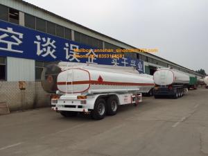 China 2 Axles Oil Fuel Tank Trailer Heavy Duty Semi Trailers Q345 Carbon Steel Material on sale