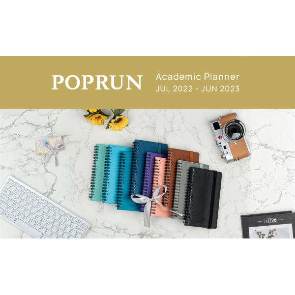 OEM Small Size 6.75x4.25in Daily Weekly Planner 2023 2024 Diary Wire O Binding