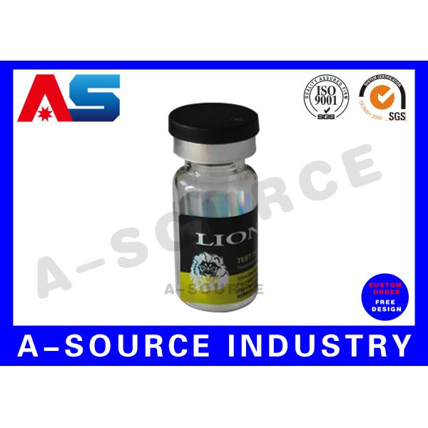 Removable Pharmaceutical Bottle 10ml Vial Labels Hologram Printing