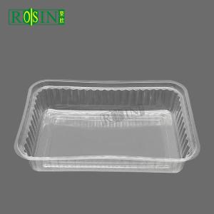 1000ml Disposable Plastic Container Rectangular For Vegetables And Fruits