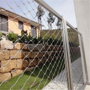 China AISI316 rust-proof x-tend cable wire mesh railing guard on sale