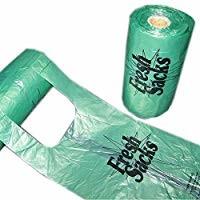 Quality Corn Starch Plastic T Shirt Shopping Bags , 4 Gallon Compostable Bags for sale
