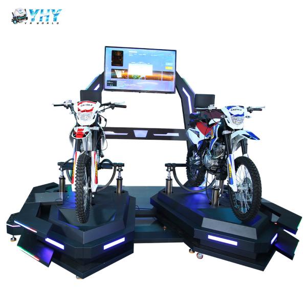 Theme Park 9D VR Motorcycle With 55 Inch Display Screen