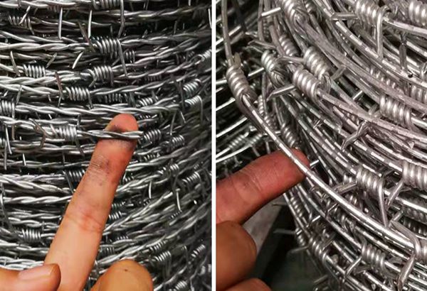 Security 12-1/2 Gauge 4 Points High Tensile Barbed Wire Galvanized Fence for Rust Prevention