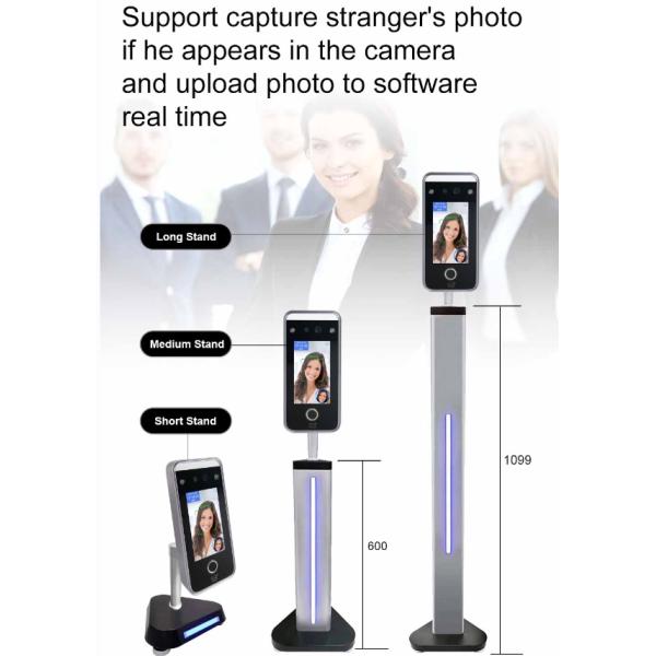 Tall Stand Biometric Time Attendance Machine IC Card Fingerprint RS485