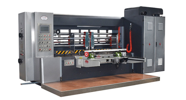 50mm Wallboard Carton Box Flexo Printing Machine With Slotter Die Cutter
