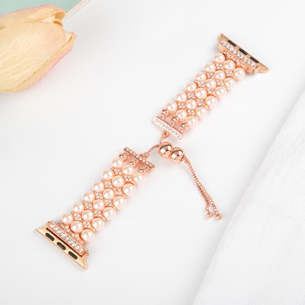 Function Fashionable Watch Strap Beaded Apple Watch Bands for iWatch Series 8 7 6 5