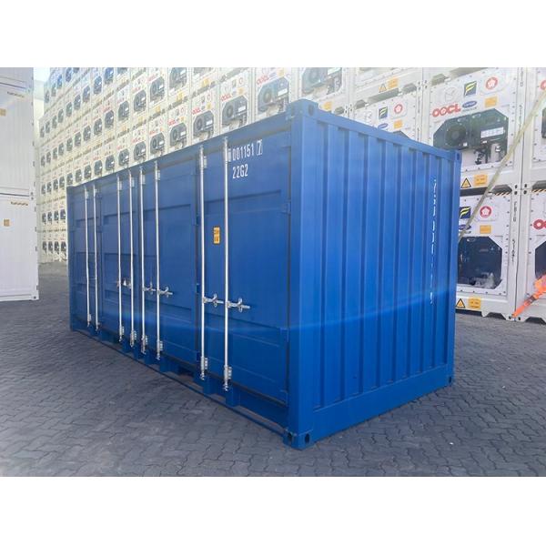 Left or Right Side Access 20ft Open Side Container with External Dimensions of 6058 x 2438 x 2591mm and Large Door Opening