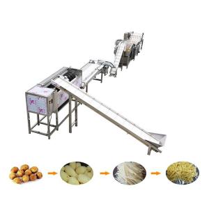 Quality Root Vegetable Fresh Cut Potato Washing Cutting Drying Processing Line Machinery for sale