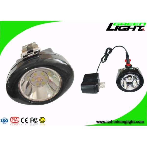 IP67 450mA 10000 Lux Lminers Cap Lamp 2.8Ah Battery Plug - In Charging Way