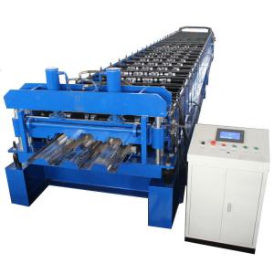 China Galvanized 0.7-2.0mm Roof Deck Roll Forming Machine Ce / Iso9001 on sale