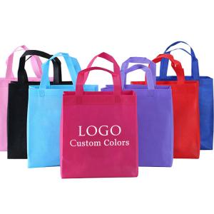 Quality Recycled Non Woven Grocery Tote 100 Polypropylene Shopping Bags Eco friendly for sale