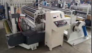 Quality 11kw 380V / 50HZ Kraft Paper Slitting Machine One Year Warranty 3600kg for sale