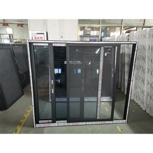 Tempered Glass UPVC 60x60 Sliding Window For Office Custom