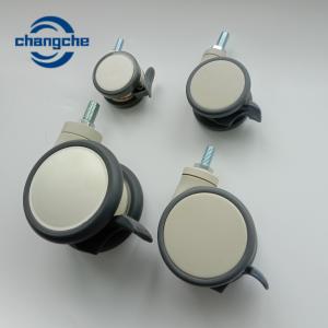 Quality 5 Inch Swivel Medical Twin ICU Hospital Bed Caster Wheels With Brake for sale
