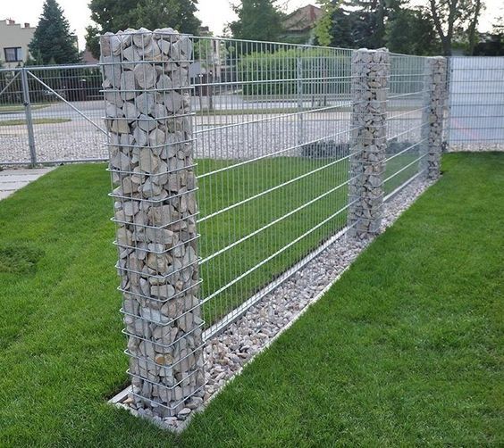 1mx0.5mx0.5m Galvanized Gabion Baskets Welded Decorating Garden