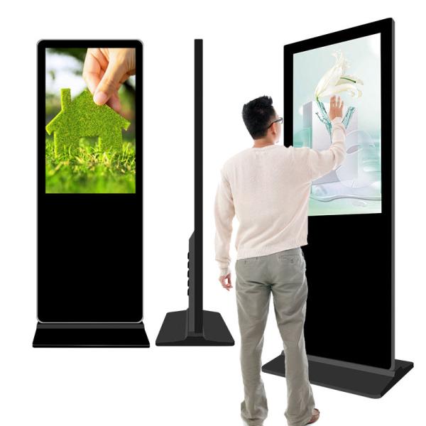 Vertical Floor Stand Digital Signage 55inch Indoor Multi Touch LCD Screen