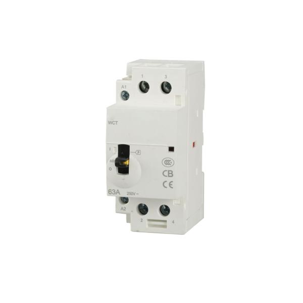 Manual Electric AC 400VAC 63A 2 Pole 3 Pole Modular Contactor