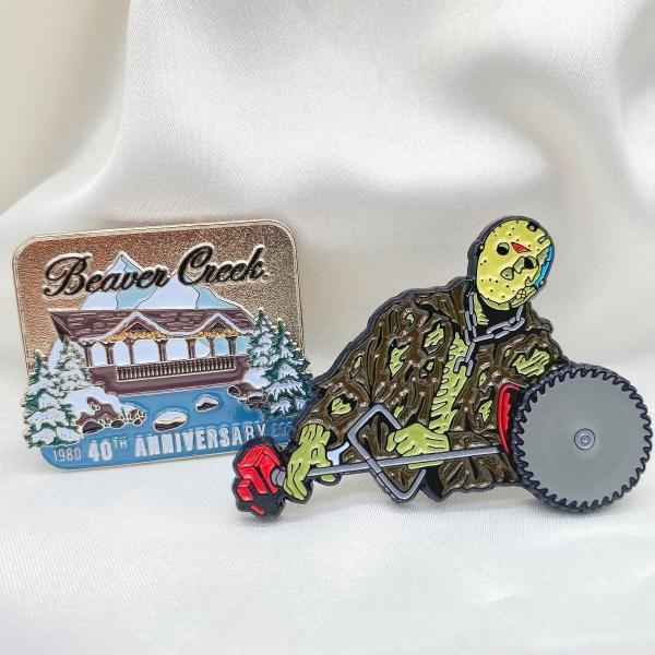 Metal 1.5in Soft Enamel Lapel Pins Badge Metal Hard Custom Metal Pin Badges