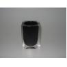 Buy cheap Clear And Black Bathroom Tumblers from wholesalers
