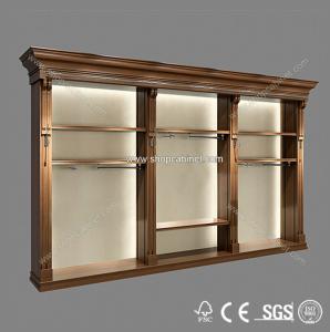 Quality hot pop fashionable cardboard garment display rack for sale