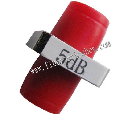 5dB Optical Fiber Optic FC PC Fixed Attenuator Dual Wavelength