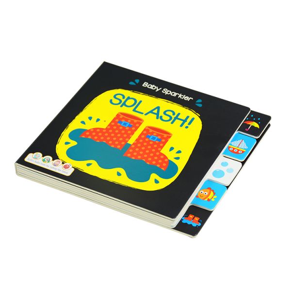 12P Photo Board Book Printing , Die Cut Book Printing with tab