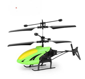 Miniature Aerial Plaything F370 Lightweight Toy Helicopter with Wi-Fi Features Gyroscope and 3.7V Battery