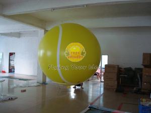 China Large Inflatable Tennis Ball Balloon with Total Digital Printing, Sports Balloons on sale