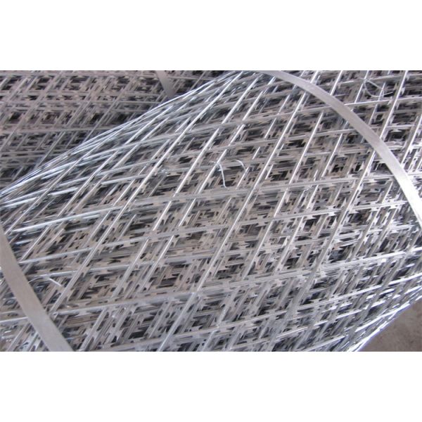 Government Buildings Diamond Opening Mesh Type Razor Wire Fence Easily Assembled