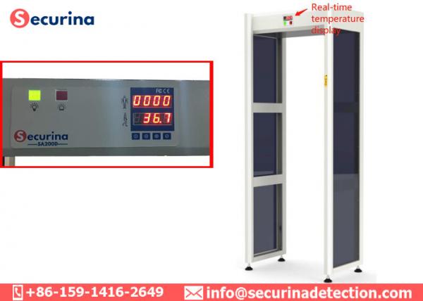 Buy Infrared Thermometer Door Airport Security Detector Prevent Covid -19 Coronavirus at wholesale prices