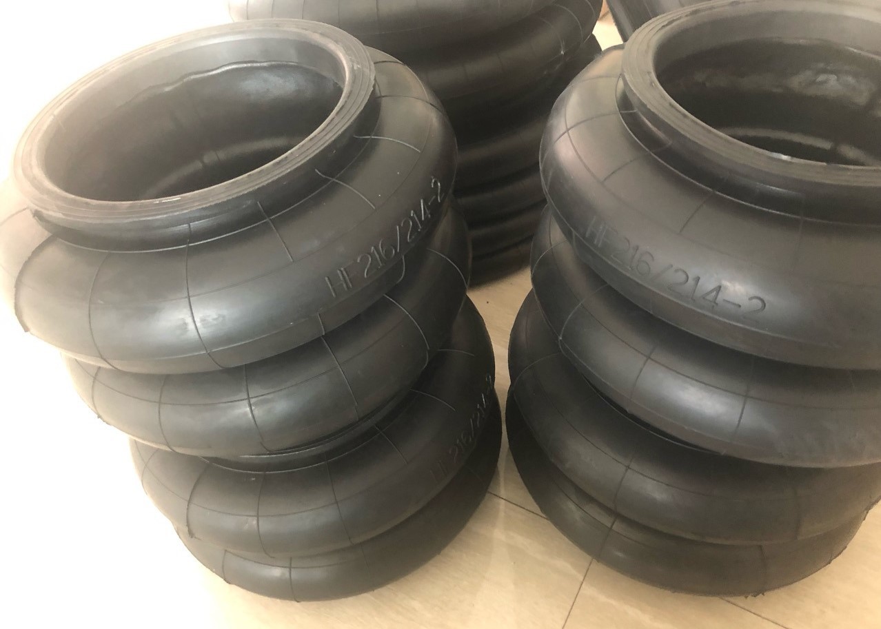 Rubber Material Paper Machine Parts Double Convolution Rubber Air Spring
