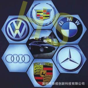 OEM P4 Creative LED Display Screen Hexagon For Airport Subway