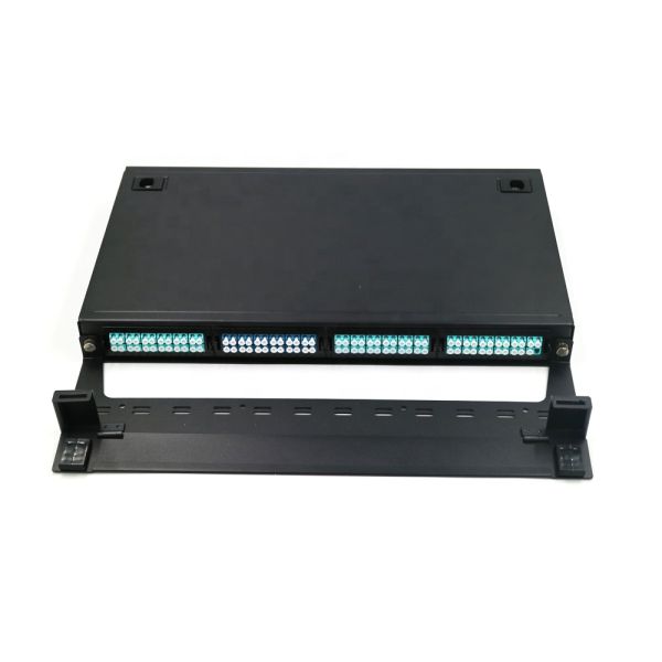 Patch Cord Max Modular MTP MPO 48 Port 1U Fiber Patch Panel