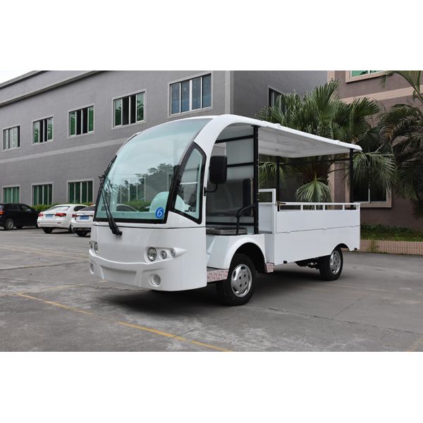 Battery Powered Utility Cart Electric Cargo Van With 1000kg Payload Easy Operate