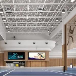 High Rise Long Span Steel Structure Gymnasium Prefabricated Customized